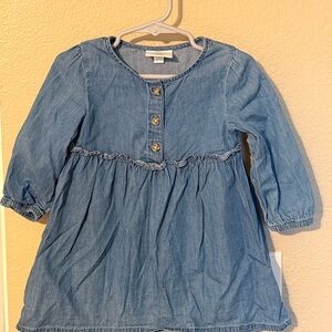 Blue Denim Kids Dress